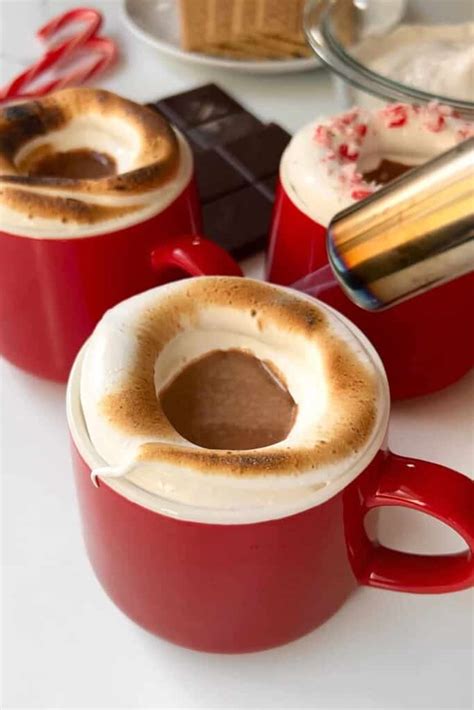 Creamy Hot Cocoa W Torched Marshmallow Happytummy