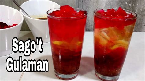 Sago T Gulaman Drink How To Make Sago T Gulaman Samalamig Palamig Youtube