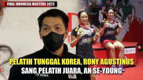 Rony Agustinus Pelatih Tunggal Korea Selatan Berhasil Cetak Pemain