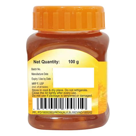 Patanjali Pure Natural Honey 100 G Buy Pure Honey Online