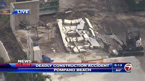 Worker Killed After Wall Comes Down At Pompano Beach Construction Site