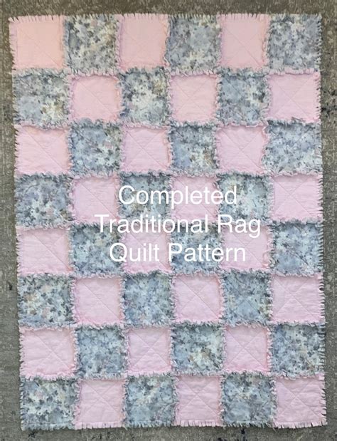 Complete Rag Quilt Kit Quilt Kit Quilt Kit For Beginner Precut