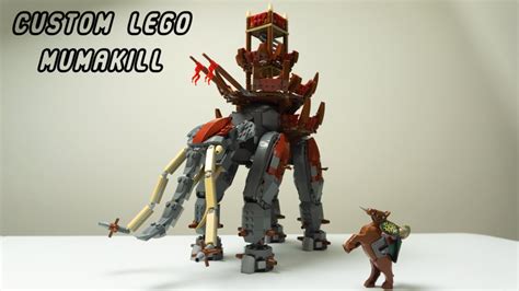 Stop Motion Speed Build Lego Lord Of The Rings MUMAKIL 1000 Pieces