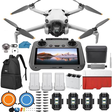 Dji Mini 4 Pro Fly More Combo With Dji Rc 2 Drones With Camera For Adults 4k Under