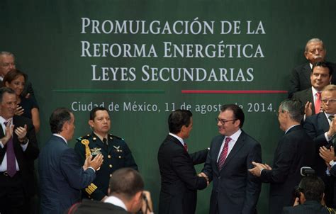 Promulgación De Las Leyes Secundarias De La Reforma Energética