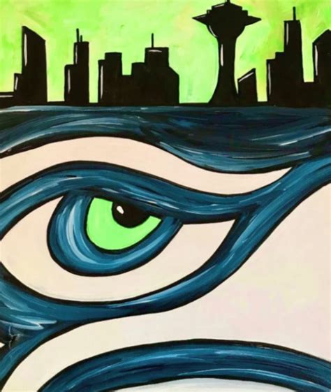 Seahawks Paint & Sip! - Washington State Wine Commission