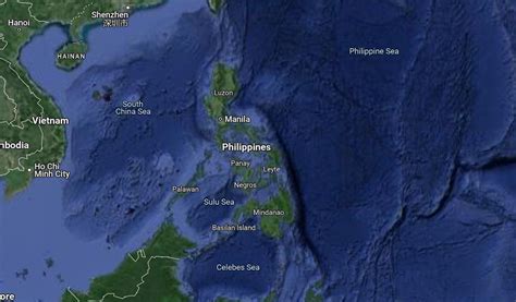 phillipine sea map