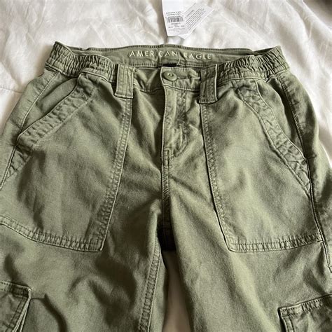 american eagle cargo pants   regular stretch depop