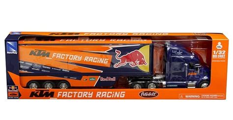 Peterbilt Model Con Trailer Caja Seca Ktm Red Bull