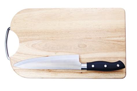 Cutting Board With A Knife Stock Photo Image Of Lifestyle