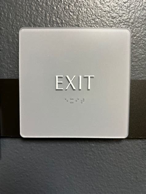 The Crucial Role of ADA Exit Signs in Emergency Situations