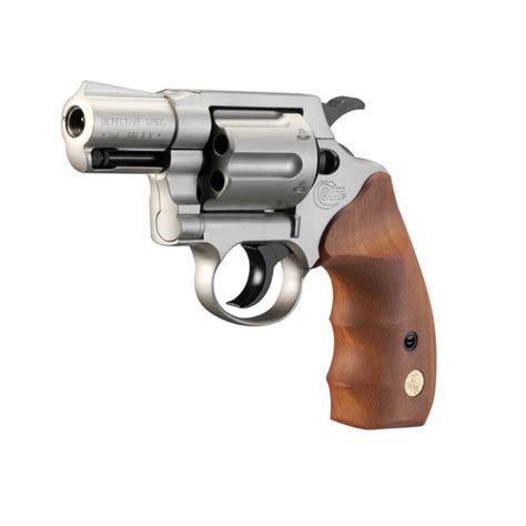 Colt Detective Spezial Nickel Holz Kal Mm