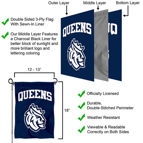 Queens Royals Garden Flag State Street Products