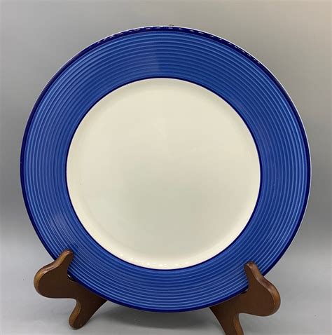 Pagnossin Pgn Blue Dinner Plates And Yellow Salad Plates Etsy De