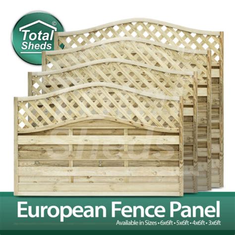 European Omega Lattice Fence Panels Various Sizes Available 6x2 6x3 6x4