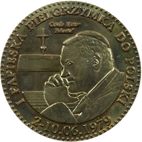 MEDAL JAN PAWEŁ II PIERWSZA PIELGRZYMKA DO POLSKI 8299244987