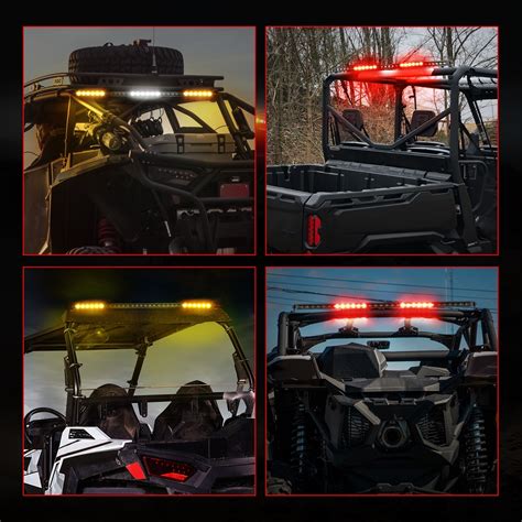 Offroadtown Rear Chase Light Bar Led Chase Strobe Light Bar Slim