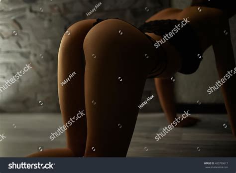 Dark Picture Sexy Woman Model Lingerie Stock Photo Edit Now