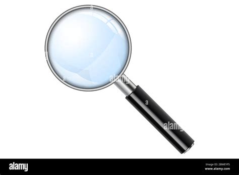 Realistic Magnifying Glass Magnify Stock Vector Image And Art Alamy