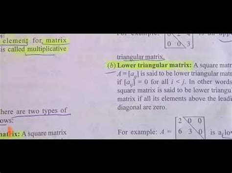 Upper Triangular Matrix With Properties Bsc Mathe MSc Mathe CSIR NET