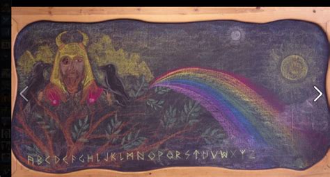 A Chalkboard Drawing From A Norse Mythology Unit 4th Grade At The