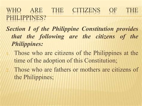 Chapter 2 Nstp The Philippine Constitution 1 PPT