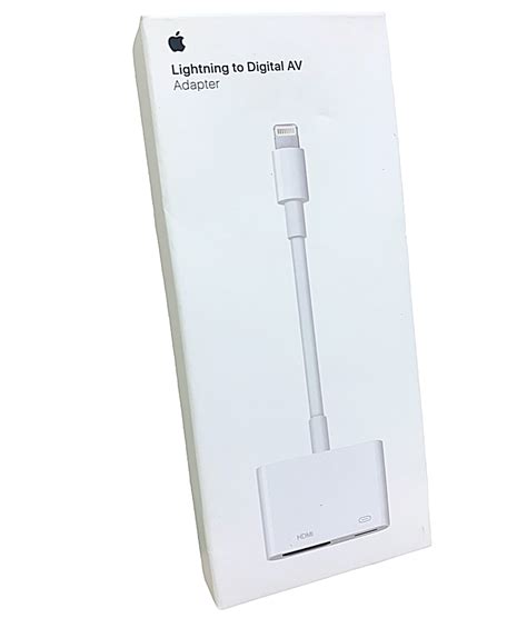 New Authentic Apple Lightning To Hdmi Digital Av Adapter Md Am A