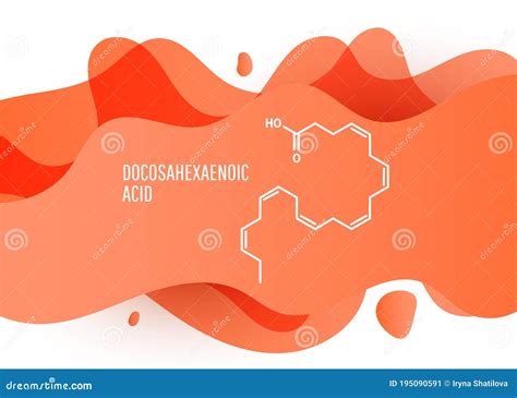 Docosahexaenoic Acid Dha Doconexent Cervonic Acid Molecule Skeletal