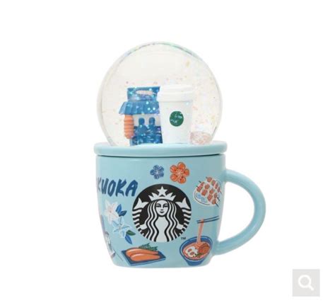 Starbucks Collectable Snow Globe Mug 89ml Fukuoka In Japan Limited EBay