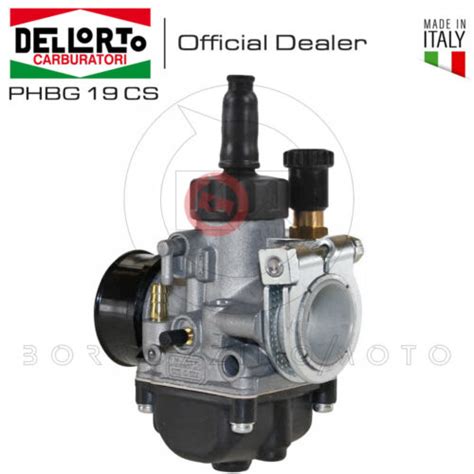 Dellorto Carburetor With Manual Air PHBG 19 CS MBK Booster NG 50 Euro 0