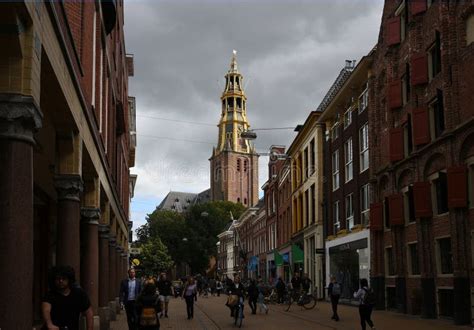 Streets of Groningen. Netherlands. Editorial Stock Image - Image of ...