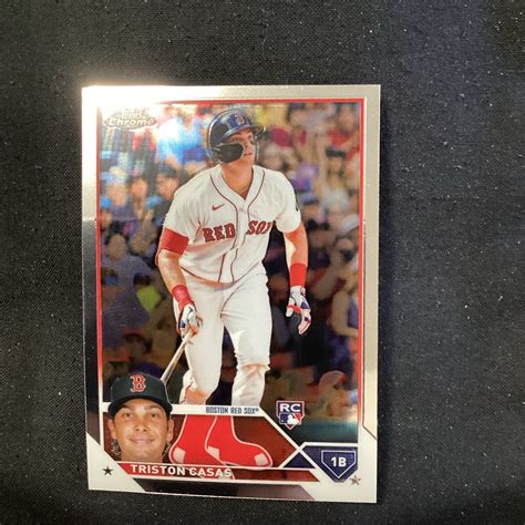 Topps Chrome Triston Casas Rookie Boston Red Sox Ebay