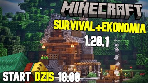 SERWER MINECRAFT SURVIVAL DZIAŁKI NA WERSJE 1 20 1 EKONOMIA YouTube