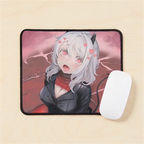 Hot Modeus Succubus Helltaker Sexy Lewd Boobs Tits Hentai Demon Anime Girl Mouse Pad For