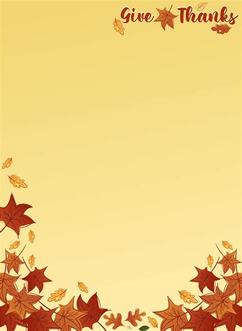 Thanksgiving Letter Head 6 Free Pdf Printables Printablee