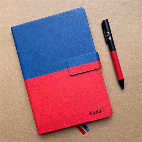 New Year Gift Personalized Diary With Pen Gifts For New Year