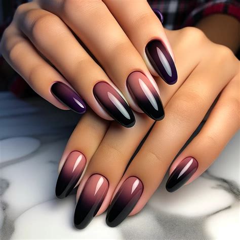 10 Purple And Black Nail Designs To Unleash Your Personality In 2024