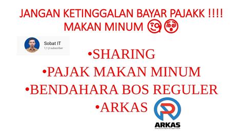 Pajak Arkas Makanminum PENJELASAN PAJAK MAKAN MINUM PADA APLIKASI