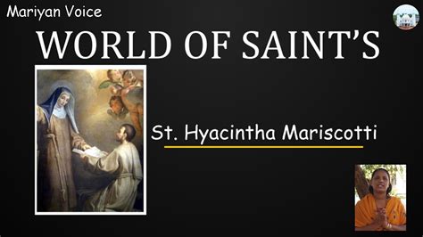 January St Hyacintha Mariscotti World Of Saint S