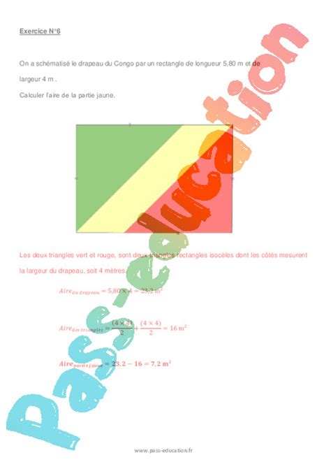 Aires De Figures Plus Complexes Examen Evaluation Bilan Contr Le