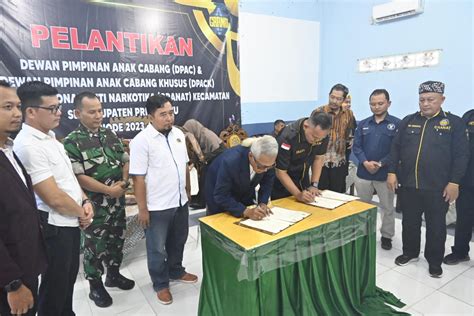 PWI Pringsewu Mou Bersama DPC Granat Untuk Berantas Narkoba