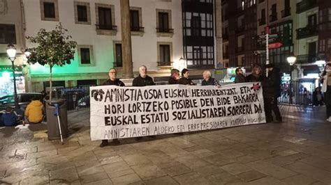 23 02 2022 Bilbao Vizcaya Manifestación a favor de la amnistía de