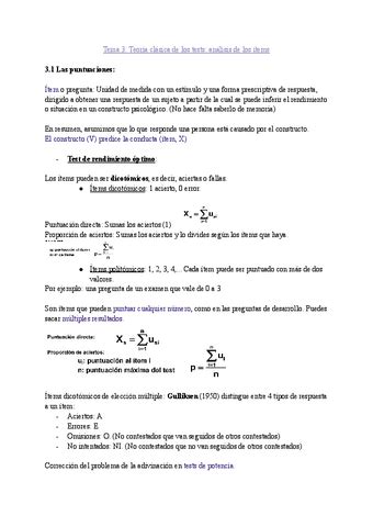 Tema Psicometria Pdf