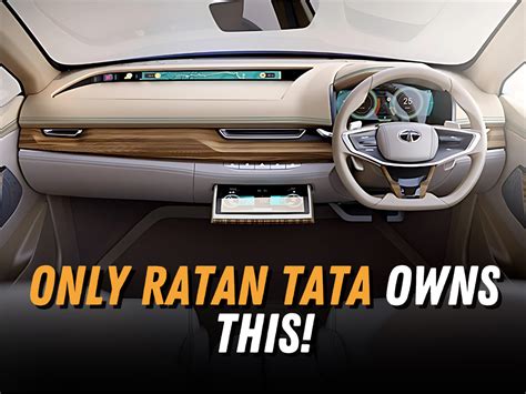 Ratan Tata Owns This Car That Tata Motors Never Launched! » MotorOctane