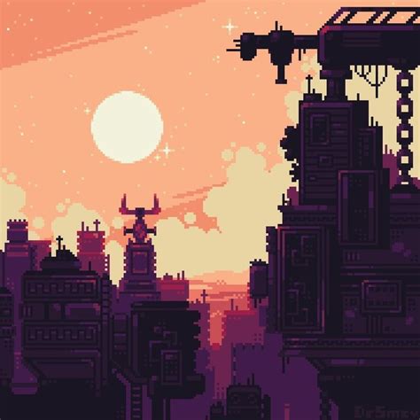 Drsmey On Instagram Abandoned Desert Factory Pixelart Aseprite