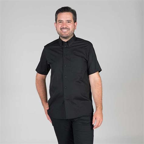 Camisa Camarero Negra Garys SoloUniformes