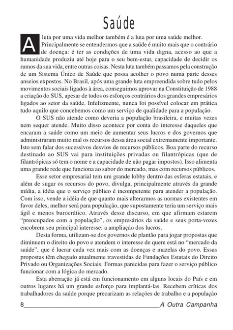O Que É Texto Corrido - Outra campanha texto corrido
