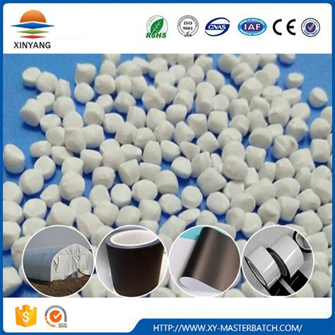 Blow Film Grade White Masterbatch Products Qingyun Xinyang New