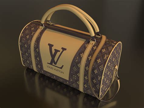 Bag Louis Vuitton D Model Cgtrader