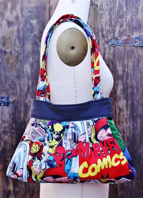 Marvel Comic Handbag Marvel Comic Purse Geek Handbag Comic Etsy